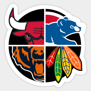 Chicago Northside Sports Teams Sticker